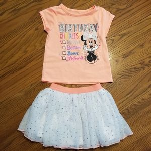 4T Minnie Mouse birthday outfit